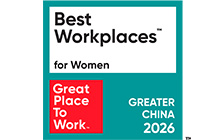 2026 Best Workplace for Women in Greater China™