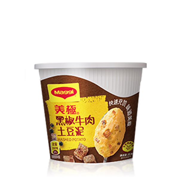 美极黑椒牛肉土豆泥