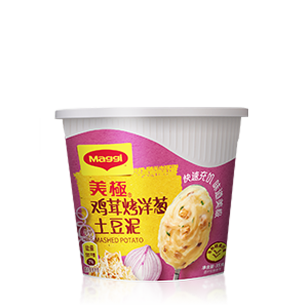 美极鸡茸烤洋葱土豆泥