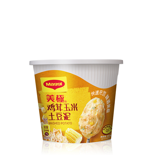 美极鸡茸玉米土豆泥
