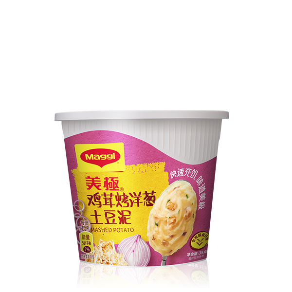 美极鸡茸烤洋葱土豆泥